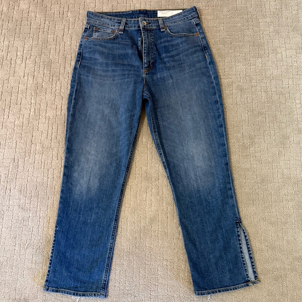 rag & bone Classic Indigo Straight Jeans